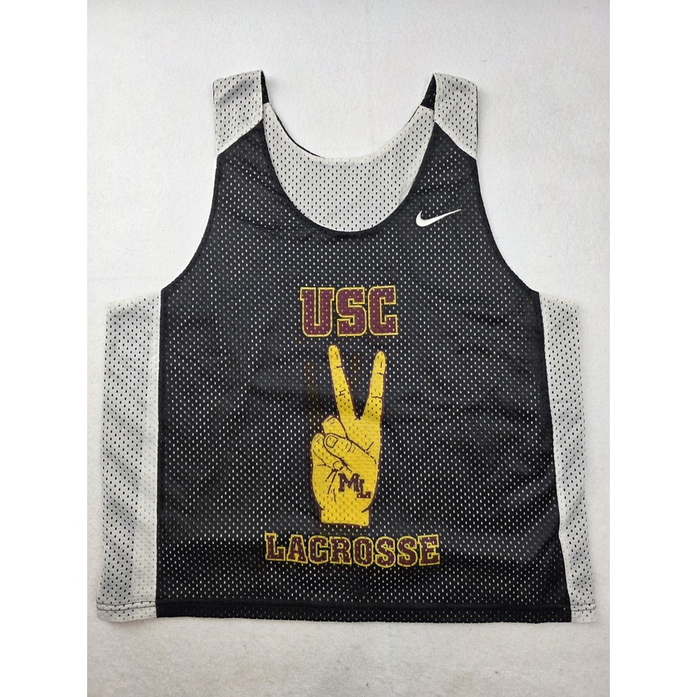 Women's Nike USC Lacrosse Fight On Reversible Mesh Jersey Machine Learning‎ Sz M